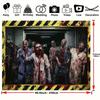 2D Zombie Lab Hospital Backdrop for Horror Movie Night & Themed Parties