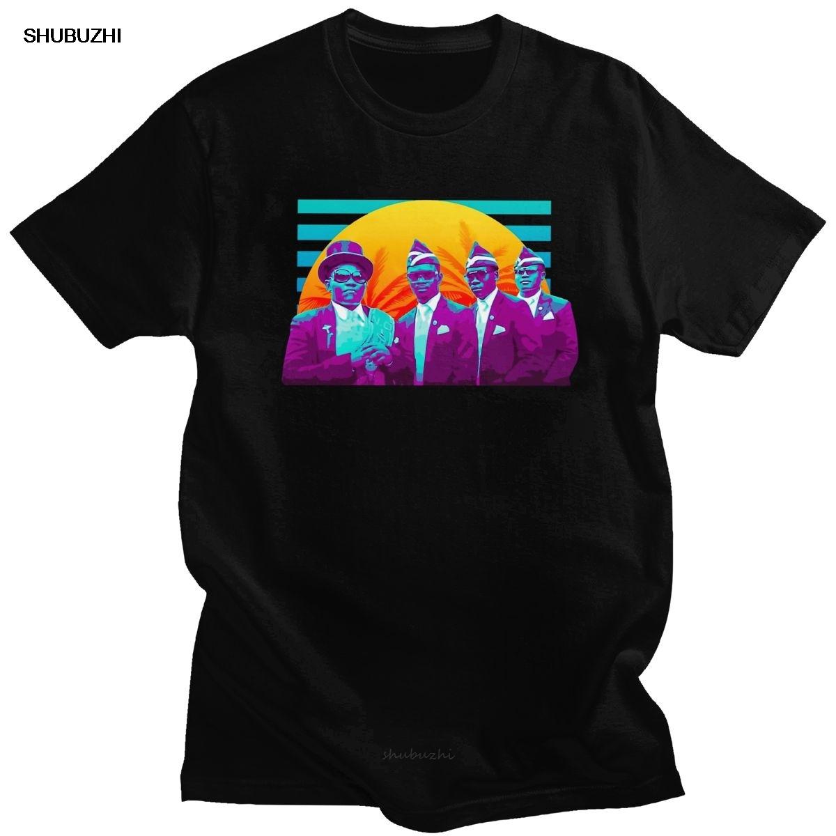 

Male Aesthetic Coffin Dance Tshirt Men ShortSleeve Crewneck Cotton Tshirt Casual Ghana Funeral Dancing T Shirt Pallbearers Tee 4XL