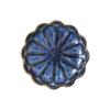 Starry Sky Blue Japanese Ceramic Floral Dipping Dish