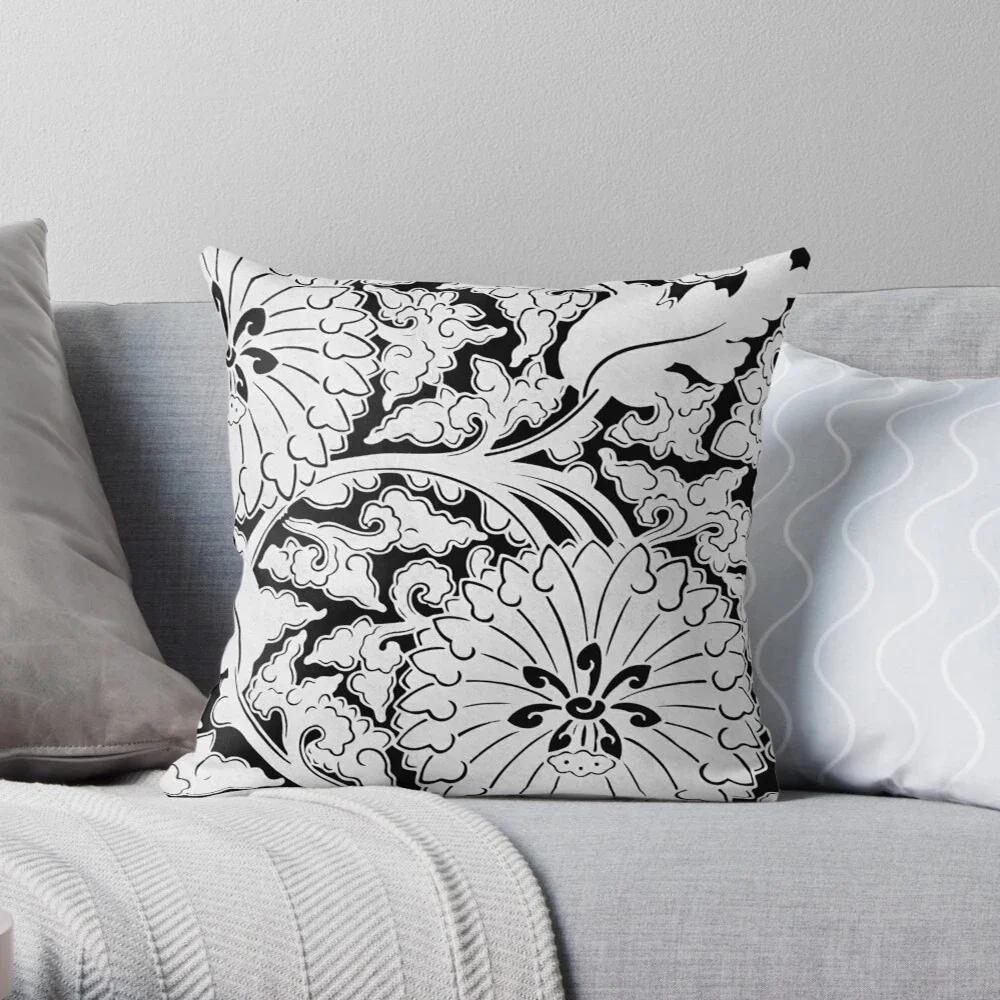 Living Room Bedroom Floral Print Cushion Cover Cotton Linen Pillow Cover Room Decoration Sofa Decoration Cushion