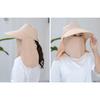 Women Summer Simple Large Brim Anti-UV Beach Cap