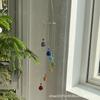 New Garden Decoration Pendant Lucky Tree Seven Colors AB Color Lighting Ball Sun Catcher Crystal Wind Chimes