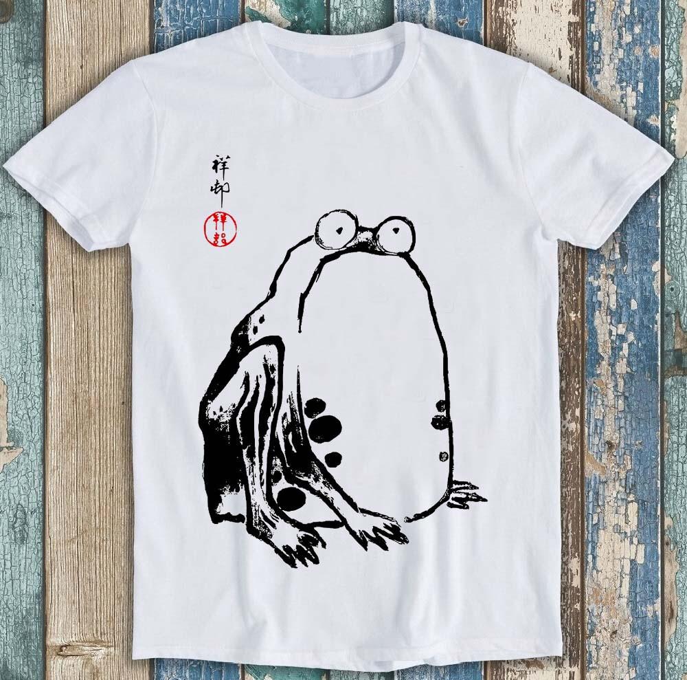 

Unimpressed Grumpy Frog Japanese Matsumoto Hoji Poster Gift Tee T Shirt 2701 XL