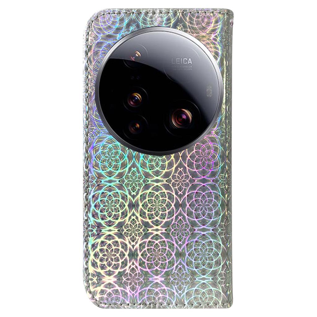 For Xiaomi 15 Ultra Stand Case Dazzling Flower Leather Phone Cover