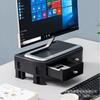 Desktop Monitor Riser Stand With Storage Tray Elevated Screen Holder Office Desk Ergonomic Workspace Organizer