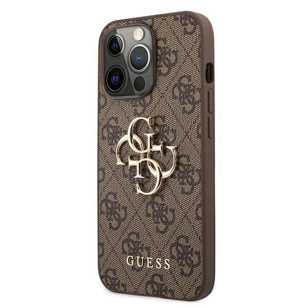 Guess Guhcp13L4Gmgbr Iphone 13 Pro / 136,1 Brązowy/Brown Hardcase 4G Big Metal Logo