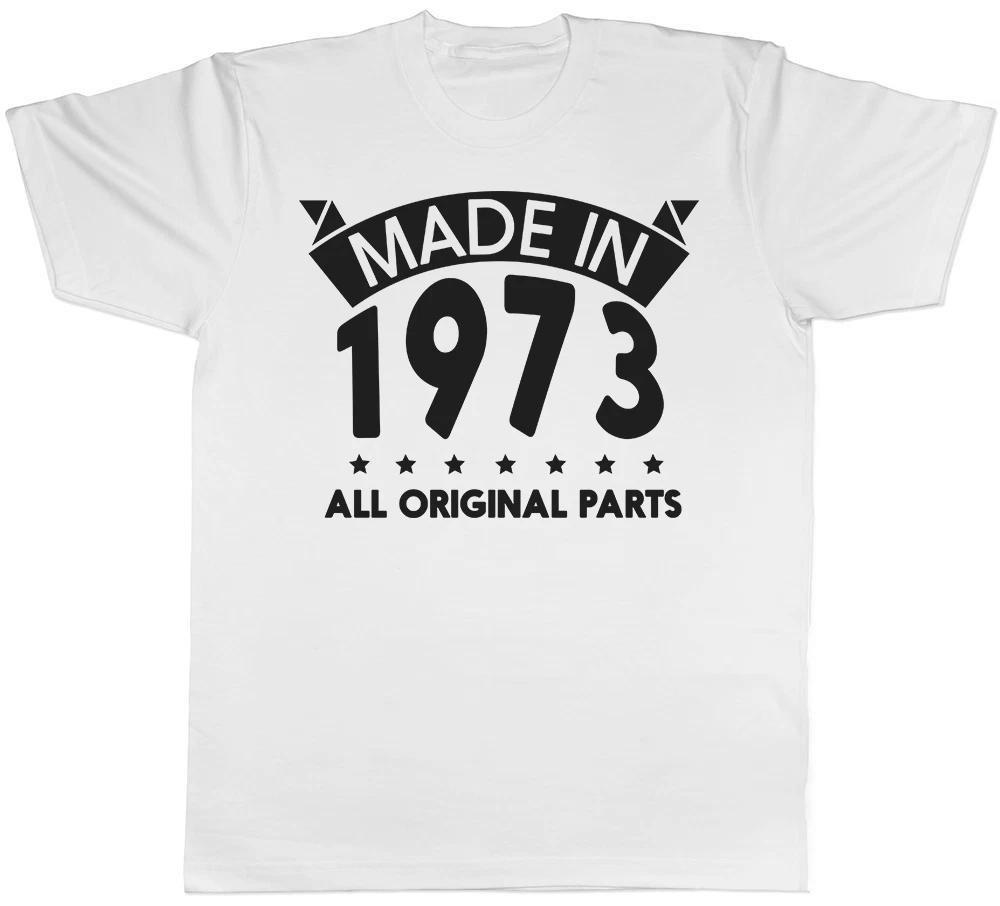 Made in 1973 All Original Parts Birthday Mens Short Sleeve T-Shirt XXXXL