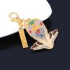 Anime EVA Keychain Spear of Metal Pendant Ayanami Rei Ikari Shinji Asuka Langley Soryu Cosplay Key Chain for Women Men Jewelry