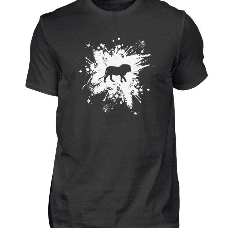 32 Lion Animals Predators Africa Jungle Animal Park Black T Shirt