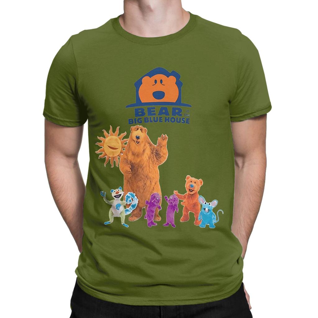 Family Bear In The Big Blue Novelty 100 Cotton Tshirt Bear In The Big Blue House Tees Tops For Unisex