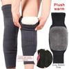 Rabbit Fur Knee Pads Women's Winter Warm Men Old People Cold Leg Arthritis Kneepad Knee Support Run Knee Protector 1 Pair