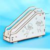 3D Mechanical Wooden Escalator Puzzle Toy DIY Assembling Model Kit HandsOn Educational Gift for Parent Child Interaction