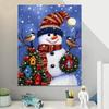 Frame Painting By Numbers For Adults Starter Kit Christmas Gift Wall Art Picture Numbers Painting Snowman For Home Decors 40x50