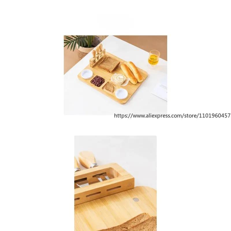 Bamboo Tray Stand Indoor Plate Nursery Plant Holders Garden Saucers Storage Desktop Bonsai Decoration