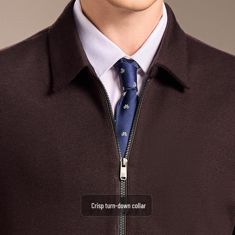 Antonio Men's Fine Wool Blend Knitted Jacket