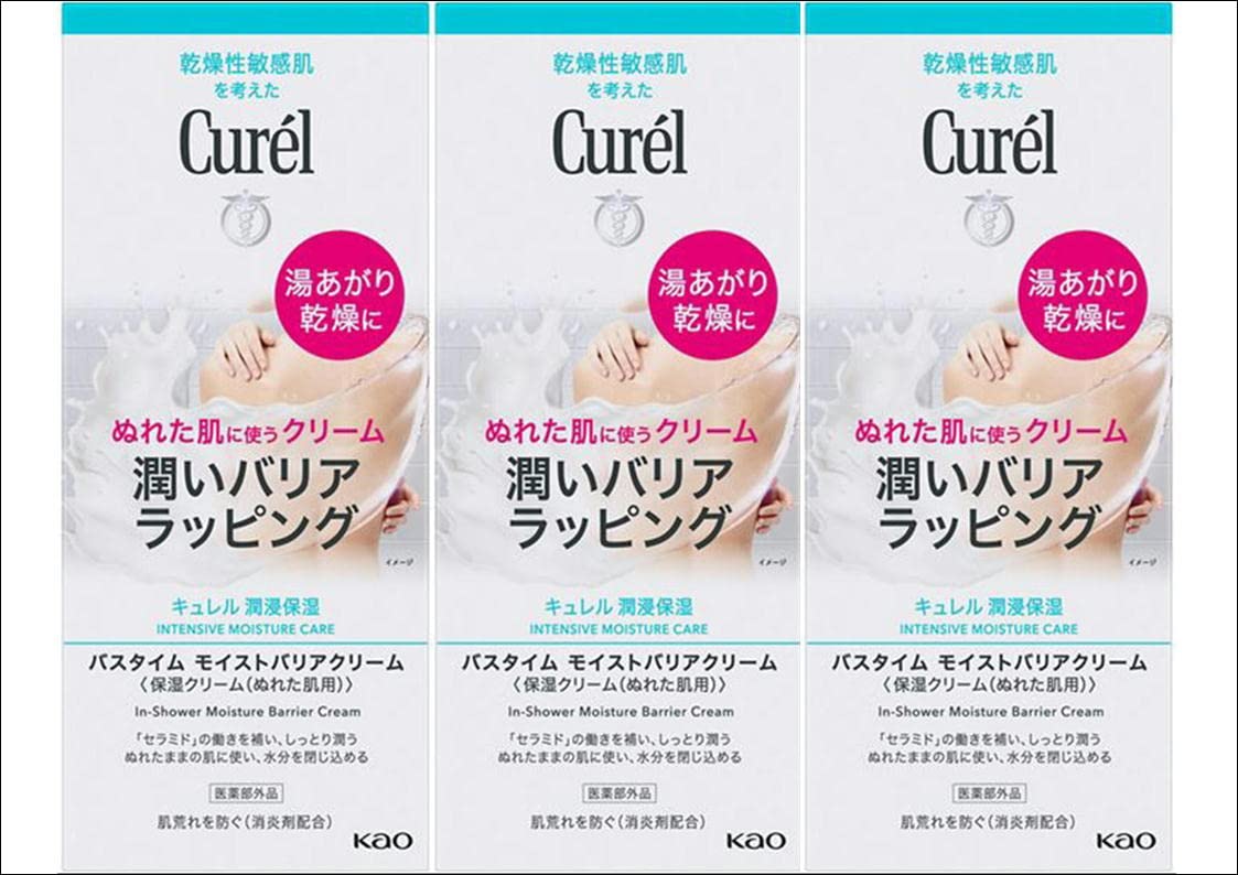 

Curel Bathtime Moist Barrier Cream 310 г x 3 шт. [Набор 3]