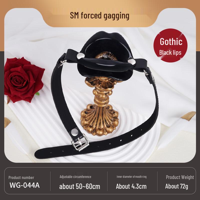 Adult Silicone Gag Ring for Female Slave Oral Training and SM Play