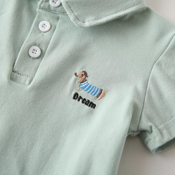 Boys' Short Sleeved T-shirt Summer Clothes Children's Polo Shirt Baby Korean Versatile Top