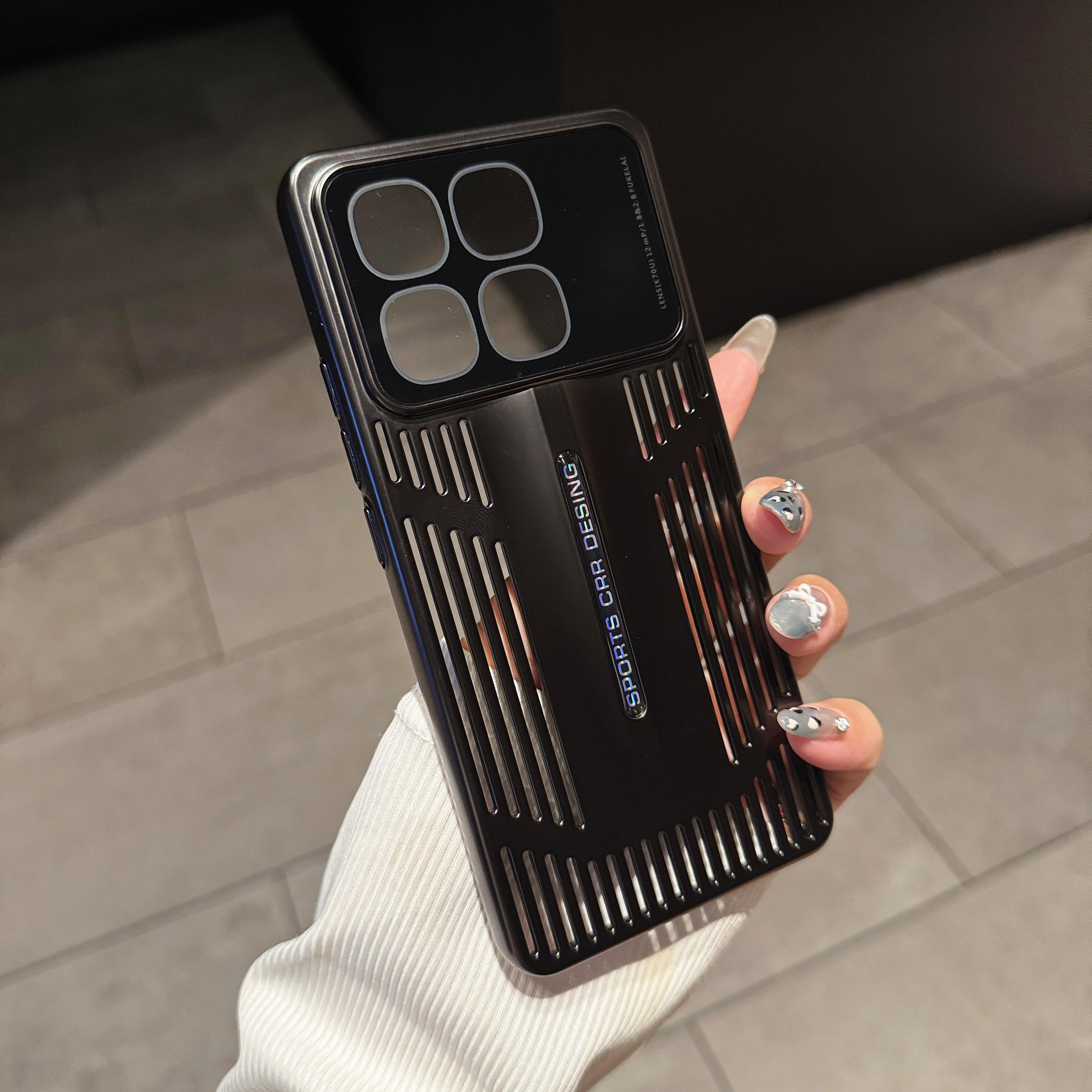 

Luxury Heat Dissipation Blade Ultra Thin Phone Case For Xiaomi 14 Redmi K70 E Pro Ultra Skin Feeling Cooling Shockproof Covers For Xiaomi 14 чёрный