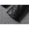 Chinese Size Classical 1940 Style Men Leather Jacket Uncoated Cracked Goatskin Leather Soft Slim Spring Autumn