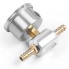 For Fuel Injection Tuning Fuel Pressure Gauge Metal Oil Filled Case Polished Stainless Case 1 Error Margin For Honda