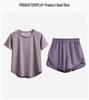 Unisex Quick-Dry Sweat-Wicking Running T-Shirt: Lightweight, Loose Fit, Short Sleeve, Ideal for Summer Fitness and Yoga.