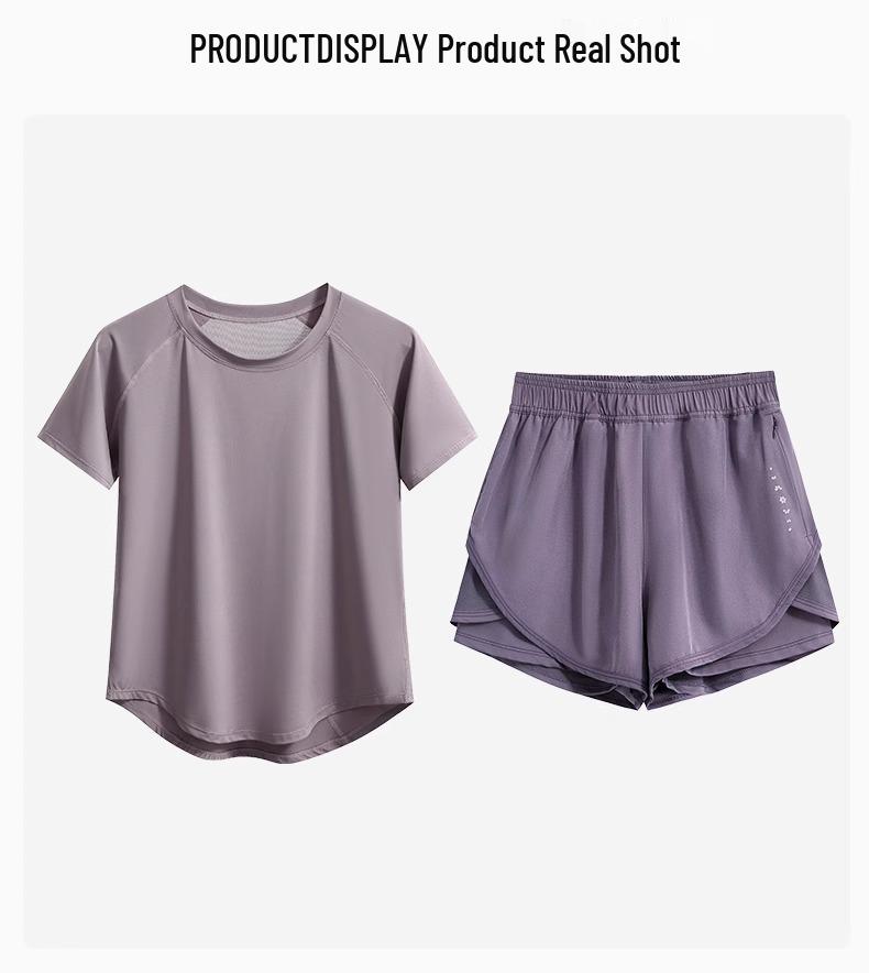 Unisex Quick-Dry Sweat-Wicking Running T-Shirt: Lightweight, Loose Fit, Short Sleeve, Ideal for Summer Fitness and Yoga.