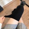 Solid Color Over The Knee Long Tube Boot Socks for Women Winter Thicken Ribbed Knit Tall Thigh High Stockings Leg Warmer