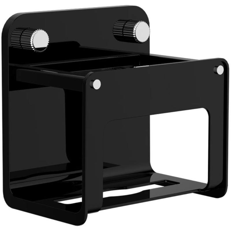 Plastic Large Opening Wall Mounted Tissue Holder Suction Cup Bathroom Organizers