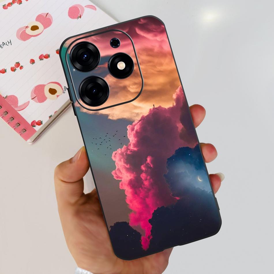 For Tecno Spark 10 Pro Case Spark 10Pro KI7 2023 Fashion Elegant Printing Soft Silicone TPU Phone Back Cover Bumper