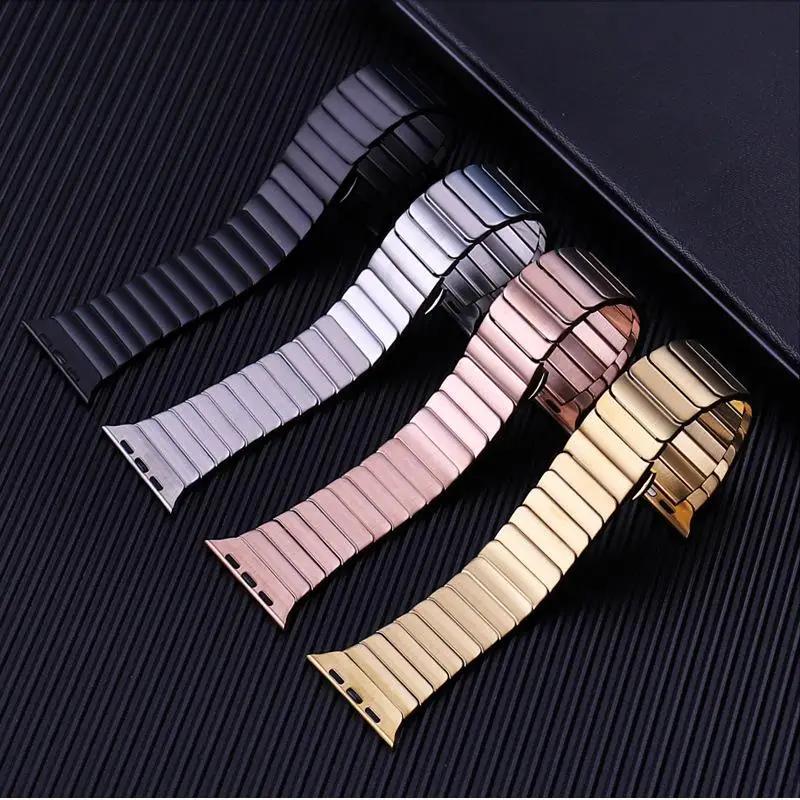 Original 1:1 Link Bracelet for Apple Watch Ultra 2 49mm 9 8 7 Se 6 5 4 45mm 44mm 41mm 40mm Watch Band for Iwatch 3 2 42mm Strap