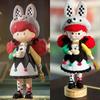 Gril Crochet Kit DIY Doll Crocheting Kitsmaterial Gift Knitting Wool Crochet New Popcorn Sister Accessories Non-finished Product