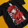 Vintage Özel Anime Aşk Tişörtü Japon tişörtü Anime Tişört Manga Hediye Tişört