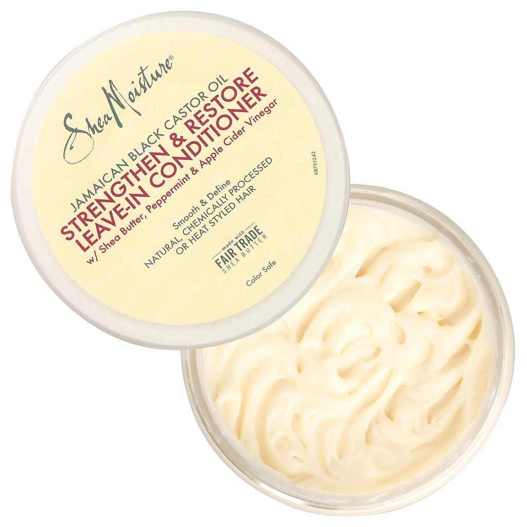 SheaMoisture Jamaikanisches schwarzes Rizinusöl, stärkender und regenerierender Leave-In-Conditioner, 11 oz (312 g)