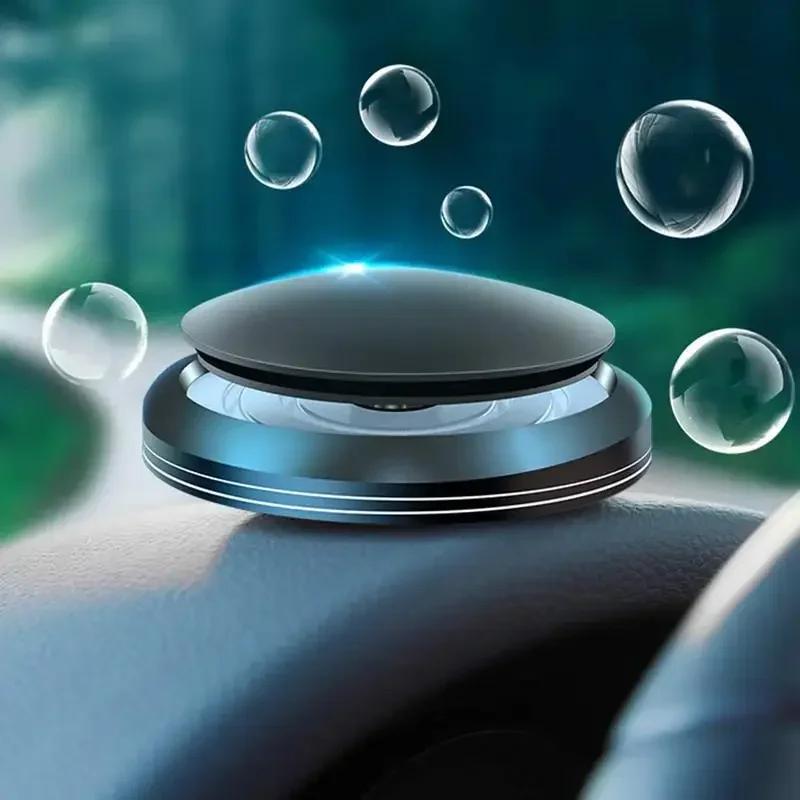Car Aromatherapy Flying Saucer Shape Rotating Adjustment Long-lasting Light Fragrance Car Solid Perfume Car Decorative Ornaments