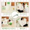 EU SOU Daikon Radish Body Pillow, Vegetable Cushion, Neck Pillow, Plush Toy, Nap Pillow, Fluffy and Soft, Sleeping Pillow with Backrest (60cm)
