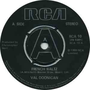

7inch Record VAL DOONICAN French Waltz RCA10 RCA 1980 UK Pop Used