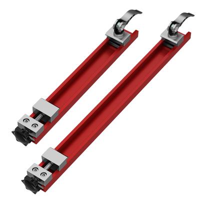 240/360mm Cutting Machine Base Guide Rail 2-Way Reverse Buckle Metal Cutting Fixed Ruler Wood Cutting Board Punch Position Tool