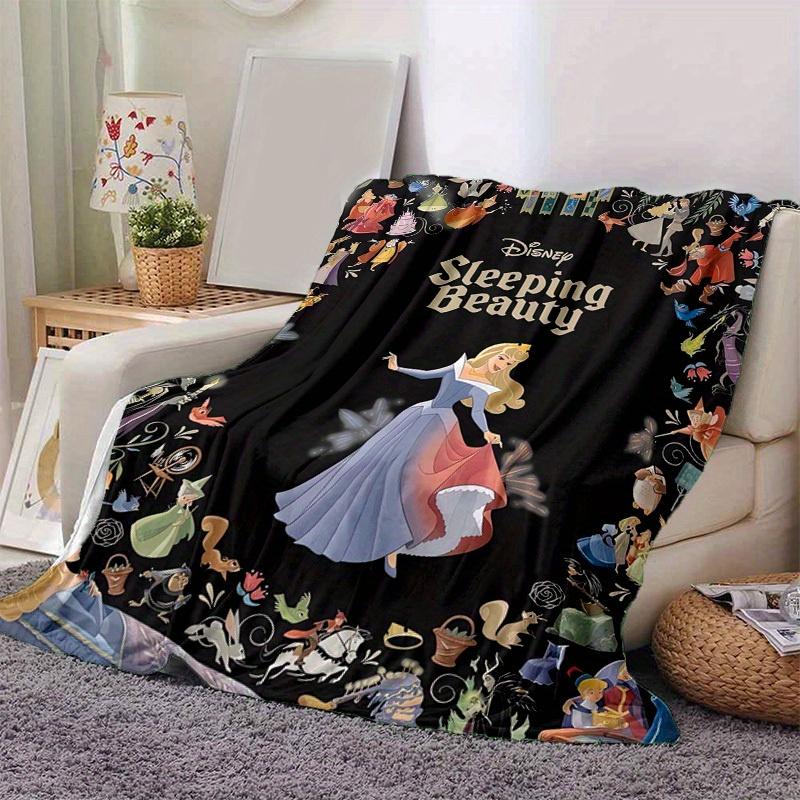 1pc, Disney's Sleeping Beauty Home Decor: Cozy Flannel Blanket Perfect Gift for Bedroom, Living Room, Travel, Camping, Car