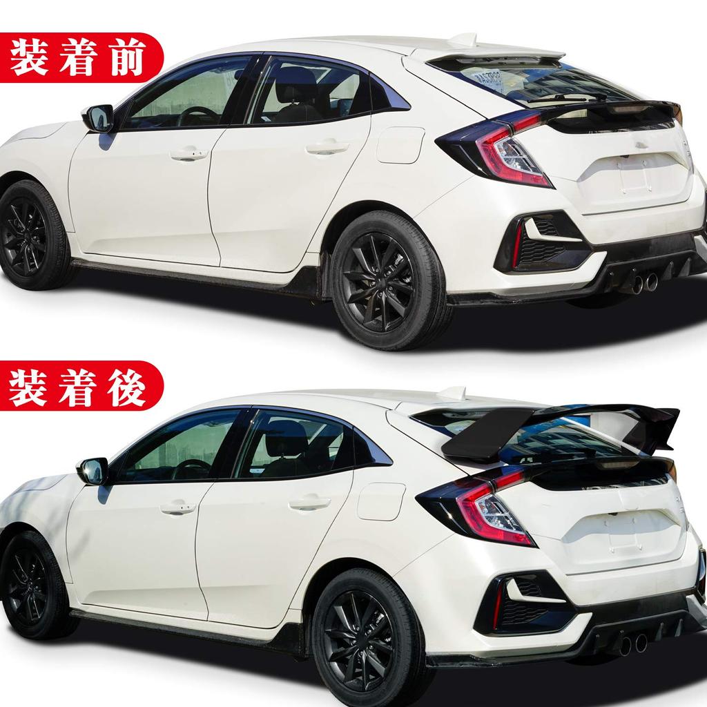 YUANZHENG Rear for Honda Civic Hatchback and Type R and Wing/Spoiler FK7, FK8, (2017, 2018, 2019, 2020)