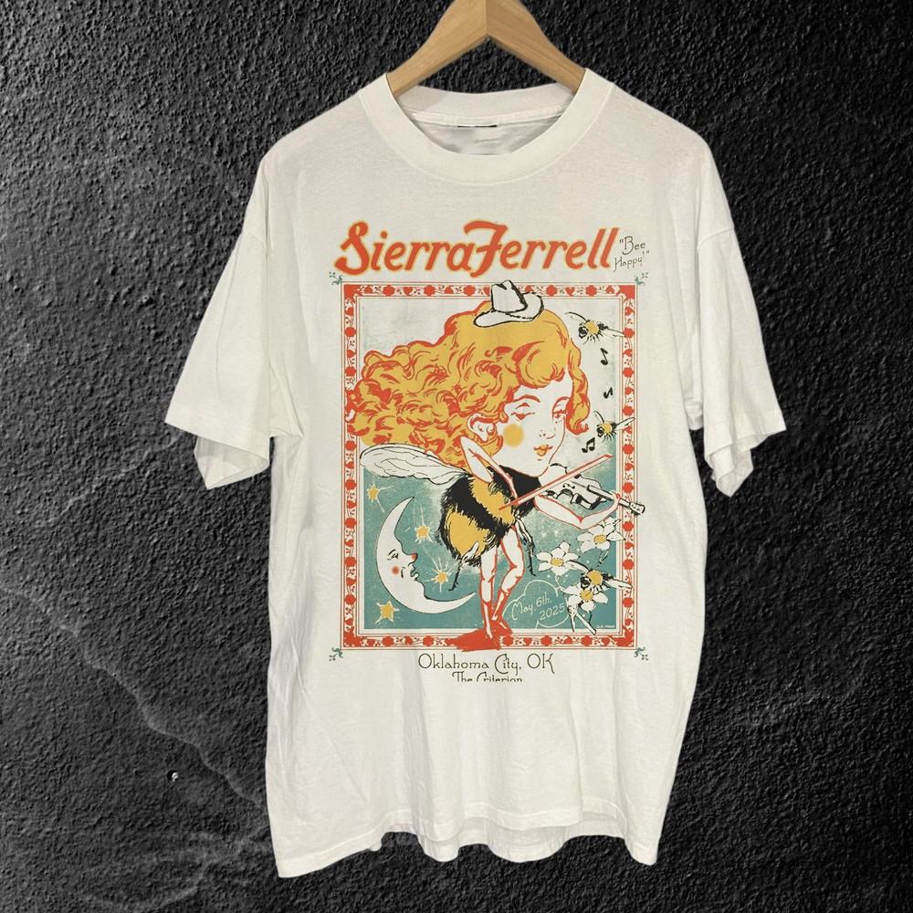 НОВЫЙ Тур Sierra Ferrell 2025 Подарок для фаната Полноразмерный Подарочный веер Унисекс футболка XXXL