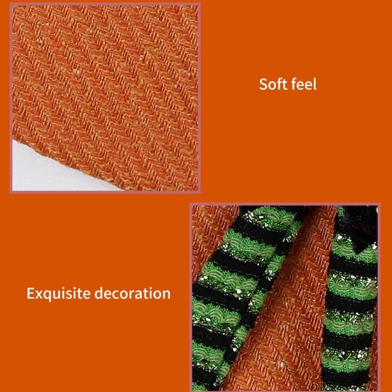 Eye Catching Halloween Themed Sock Unique Halloween Sock with Festival Pattern Soft Socks Ornament for Parties