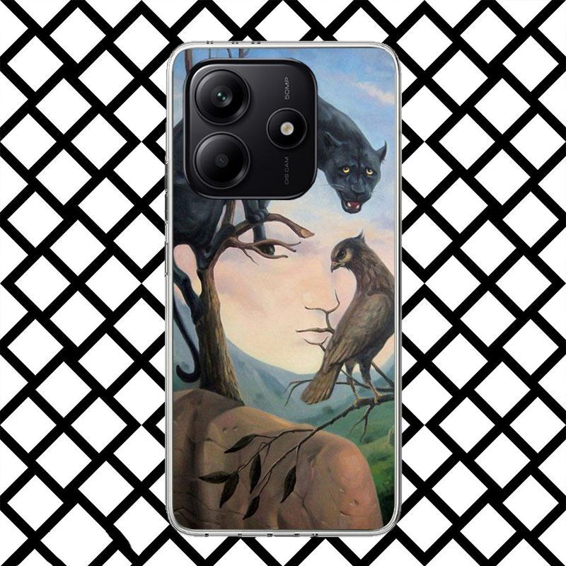 

Salvador Dali Art Phone Case for Xiaomi Redmi Note 15 14 14S 13 12 12S 11 Pro Plus 11E 11T 11S 10S 5G Soft Cover Fundas Redmi No Note 15 Pro Plus
