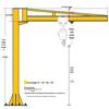 Pillar-Mounted Jib Crane Frame CN Plug (adapter Included)