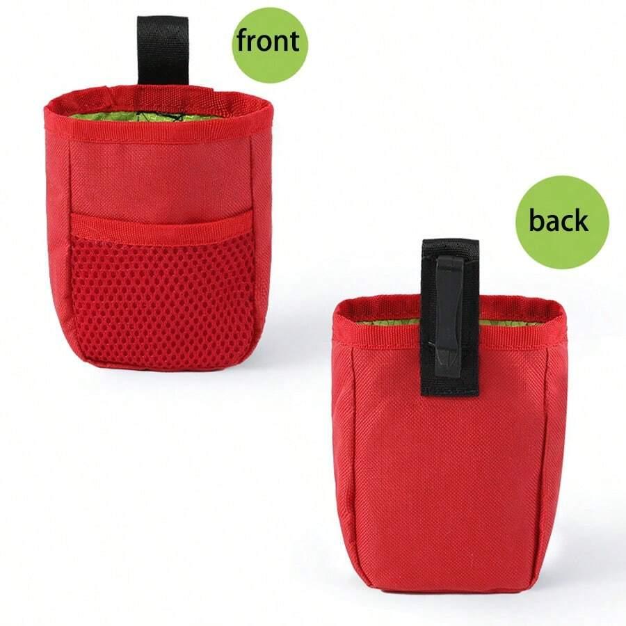 Durable Handy Mesh Pocket Reward Snack Puppy Pet Treats Bag For Training Dogs Outdoor Walk