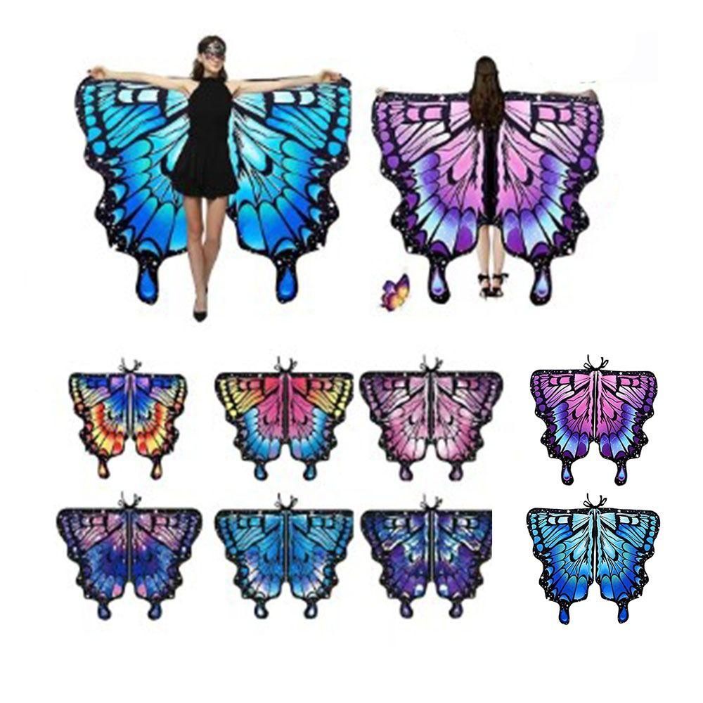 Rotating Butterfly Wings Shawl Dress Up Butterfly Shawl Cape Fairy Wings Cloak Festival Party