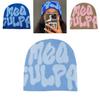 Colorful Mea Culpa Beanies Knit Cap Keep Cozy And Fashion-forward