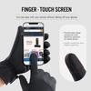 Men Winter Waterproof Cycling Gloves Outdoor Sports Running Motorcycle Ski Touch Screen Fleece Gloves Non-Slip Warm Full Fingers