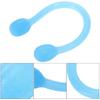 2 Stück Silikon Blau Body Shaper Gedehnt Hochelastisches Yoga Zugseil Widerstand Dehnband