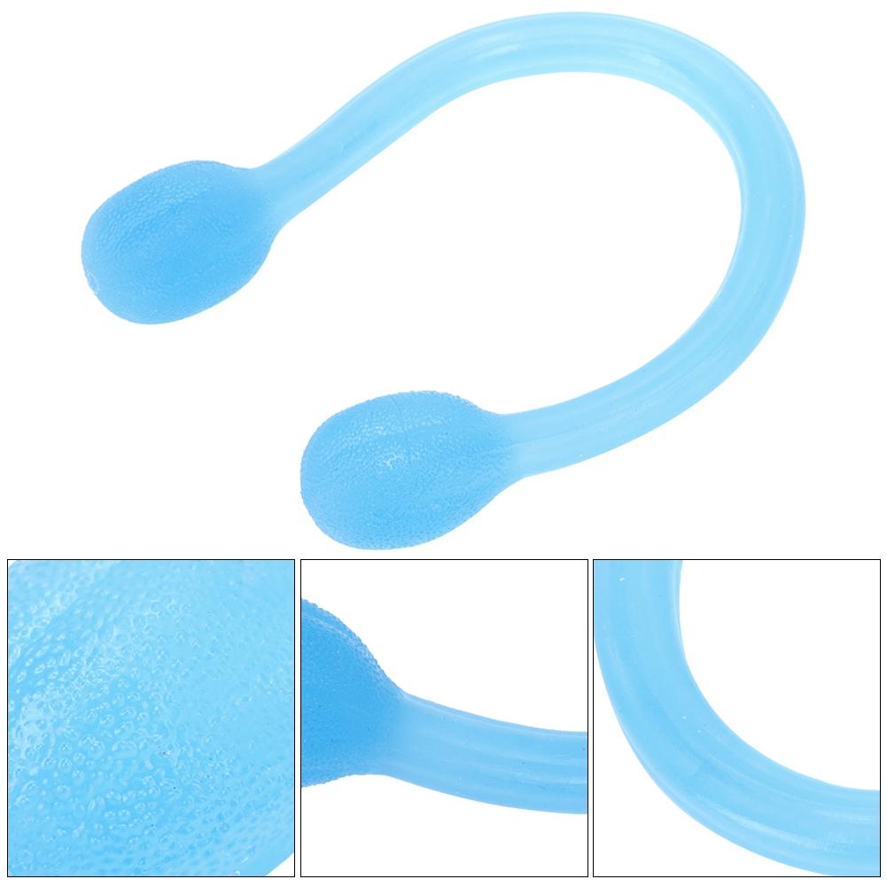 2PCS Silicone Blue Body Shaper Stretched High Elastic Yoga Pull Rope Resistance Stretch Band